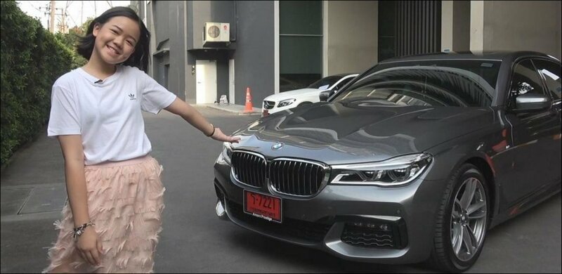 Благодаря макияжу девочка подарила себе на 12-летие BMW за 165 000 евро (5 фото)