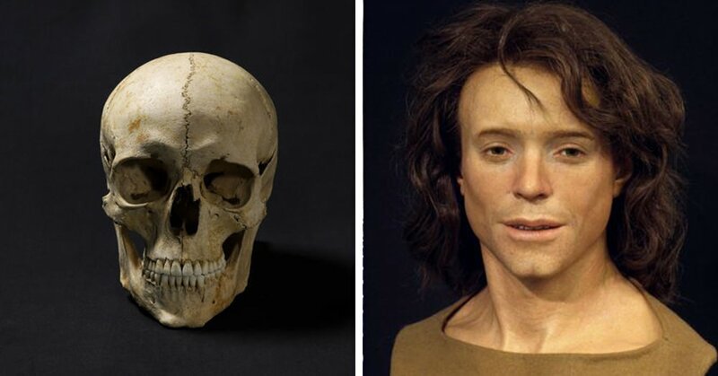 Учёный восстановил внешность человека, жившего 1300 лет назад (5 фото)