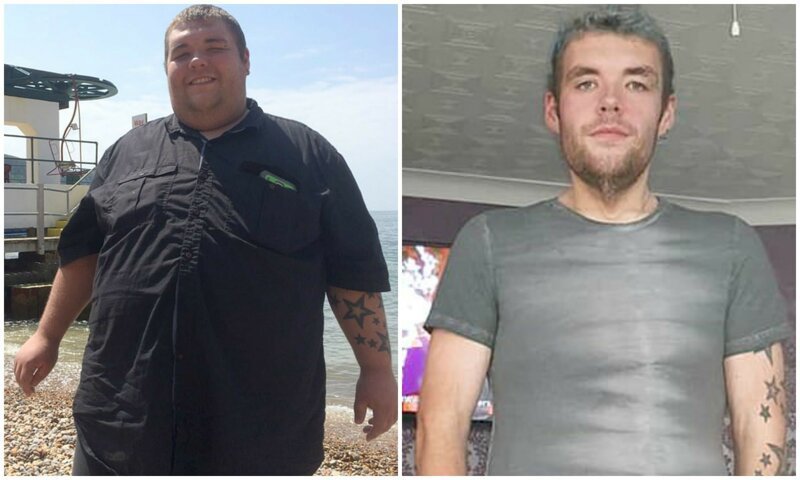 Парень сбросил 100 кг после предупреждения врачей, что ему осталось жить 2 года (11 фото)