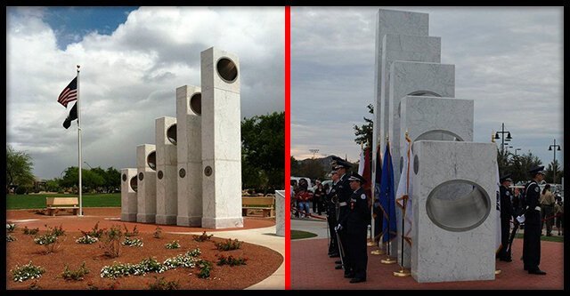 В США создали памятник, который раскрывает замысел на 1 минуту в год (4 фото)