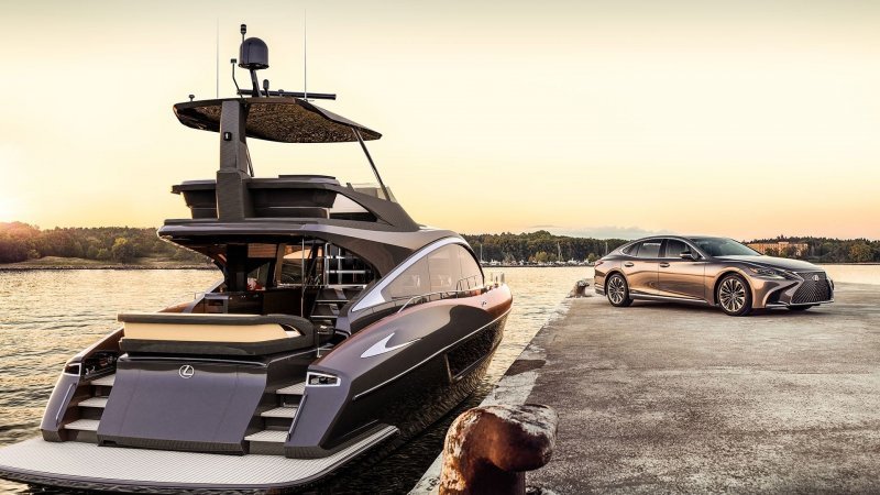 Компания Lexus создала свою первую яхту класса люкс (18 фото)