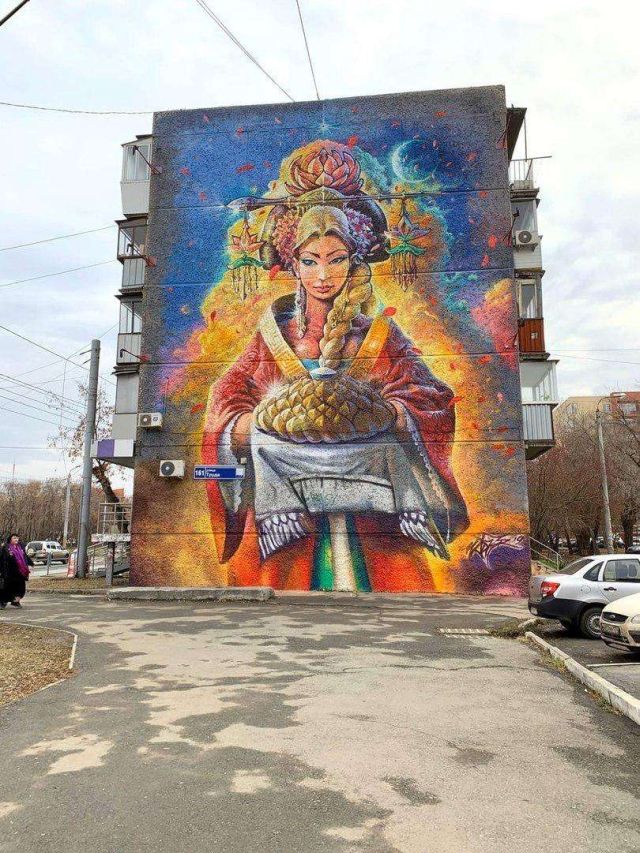 Судьба одного граффити из Челябинска (3 фото)