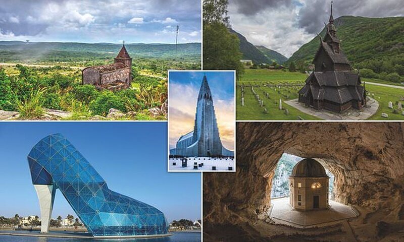 Самые удивительные и необычные церкви мира (22 фото)