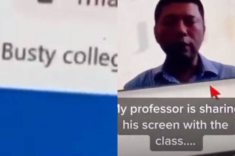 Профессор потерял работу, после того, как студенты пригляделись к экрану его компьютера (3 фото + 1 видео)