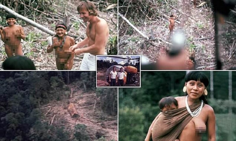 Исследователь опубликовал снимки, сделанные в племени дикарей (17 фото)