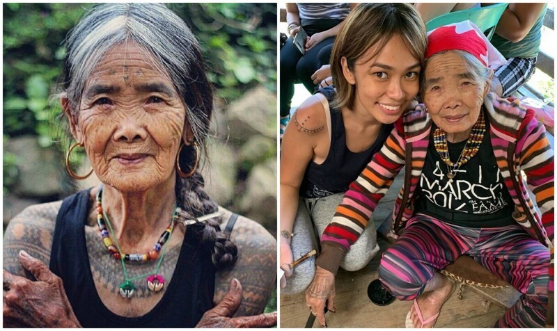 Ванг Од - 103-летняя легендарная татуировщица с Филиппин (12 фото + 1 видео)