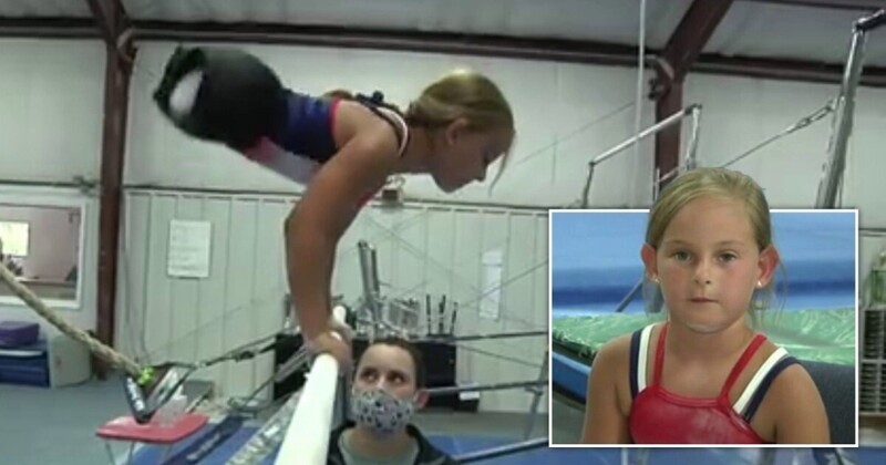 Девочка, родившаяся без ног, исполнила свою мечту и стала гимнасткой (4 фото + 1 видео)