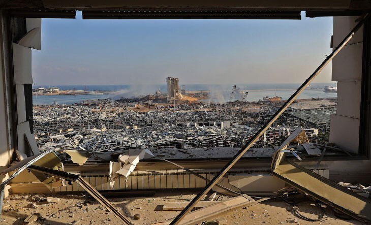 Взрыв в Ливане: на следующий день (17 фото)