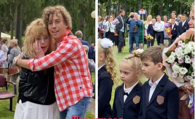Звезды России отвели детей в школу (15 фото)