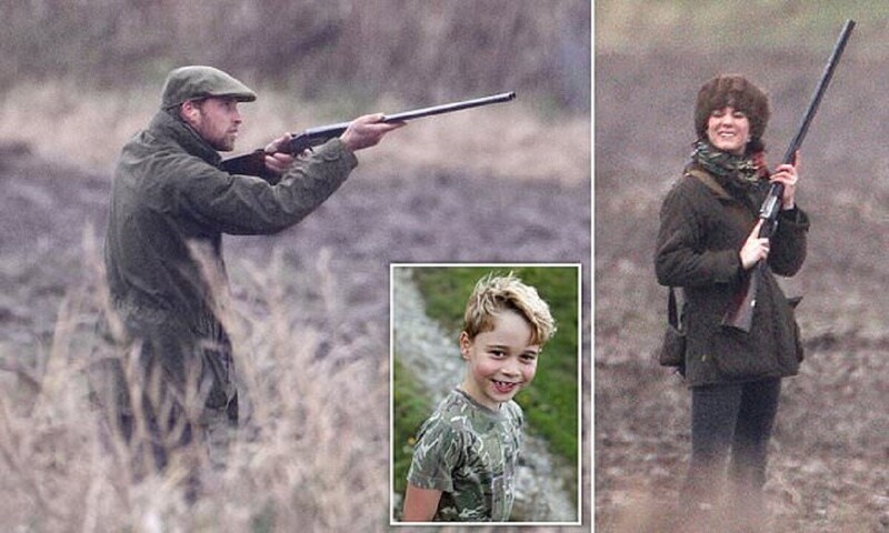 Защитники застыдили принца Уильяма, взявшего сына на охоту (6 фото)