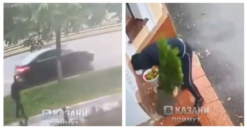 В Казани была совершена подлая кража, но всё закончилось хорошо (4 фото + 1 видео)