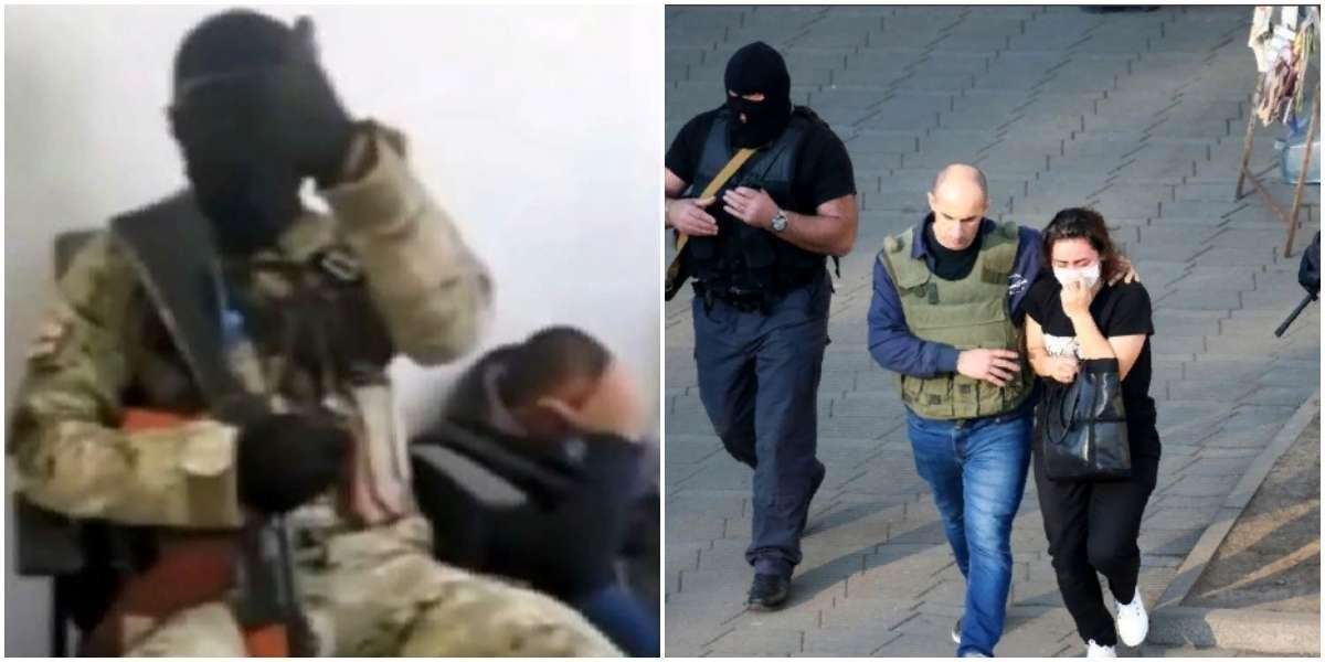 В Грузии вооружённый мужчина ограбил банк, взял заложников и направился в Абхазию (2 фото + 1 видео)