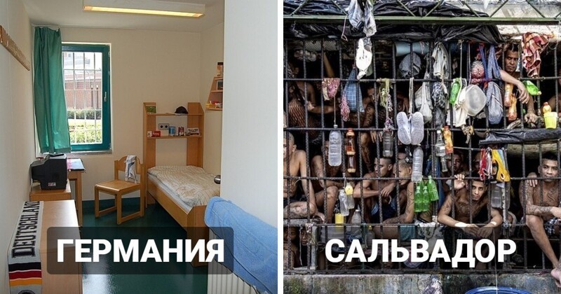 Условия содержания заключённых в разных странах мира (15 фото)