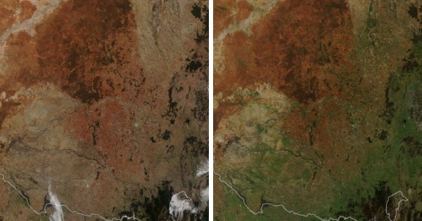 Фотографии со спутников от НАСА: какие изменения происходят на поверхности Земли (15 фото)