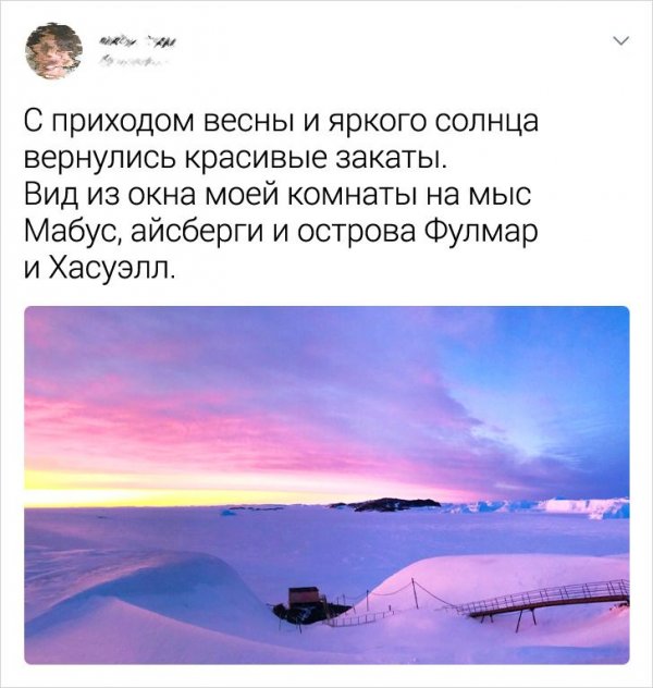 Записки полярника: новые твиты от мужчины, который провел целое лето в Антарктиде (17 фото)