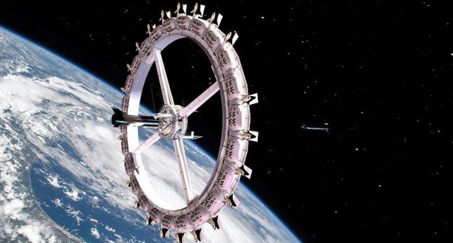 Концепты космо-отеля Voyager Station, который планируют вывести на орбиту к 2027 году (8 фото)