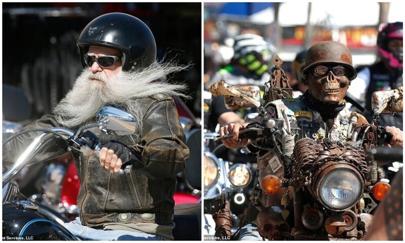 Дорогу байкерам: улицы Флориды заполонили 300 тысяч мотоциклистов (16 фото)