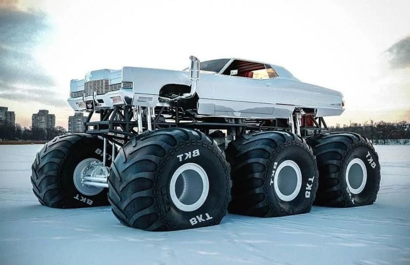 Mercury Marquis «Big Foot» — шестиколесный грузовик-монстр (5 фото)