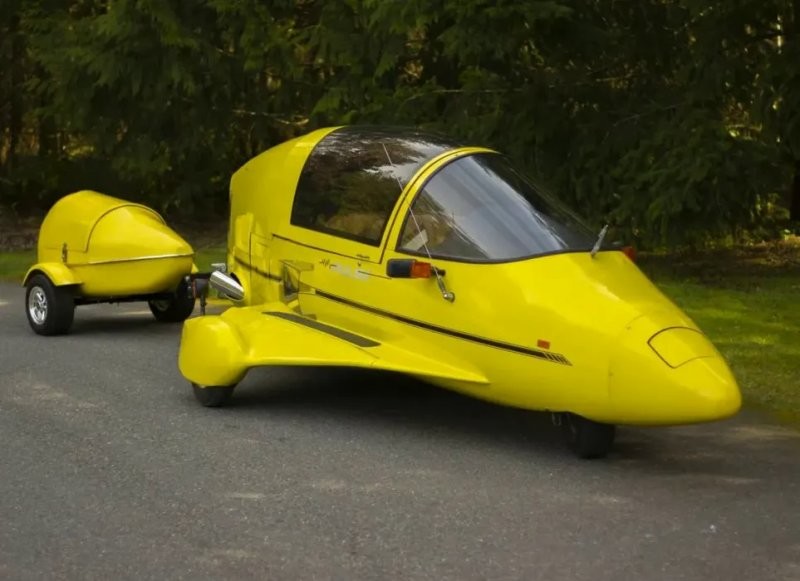 Pulse Autocycle — необычный мотоцикл, прозванный «дорожным самолётом» (13 фото)