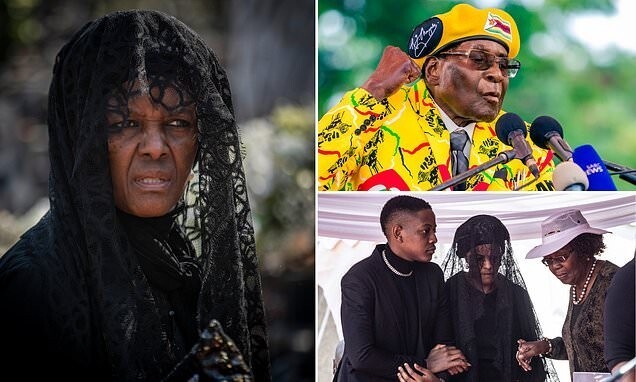 Вдову Роберта Мугабе оштрафовали за ненадлежащее захоронение мужа (5 фото)