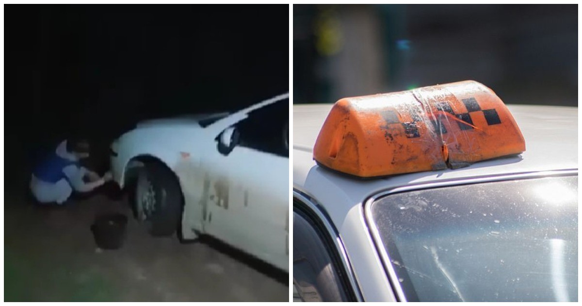 В Бурятии таксистка за неуплату проезда заставила пассажирок мыть ее машину (3 фото + 1 видео)