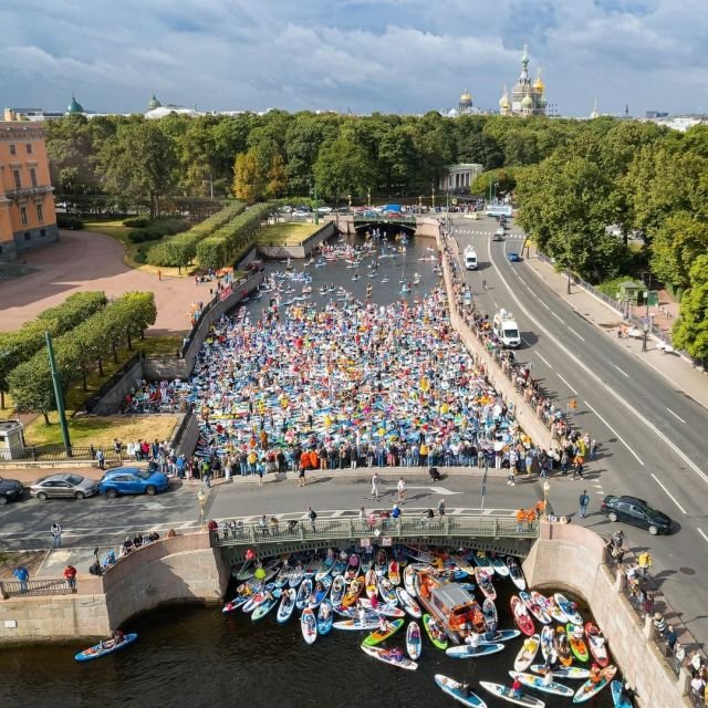 В Санкт-Петербурге прошел 6-й фестиваль сапсёрфинга 