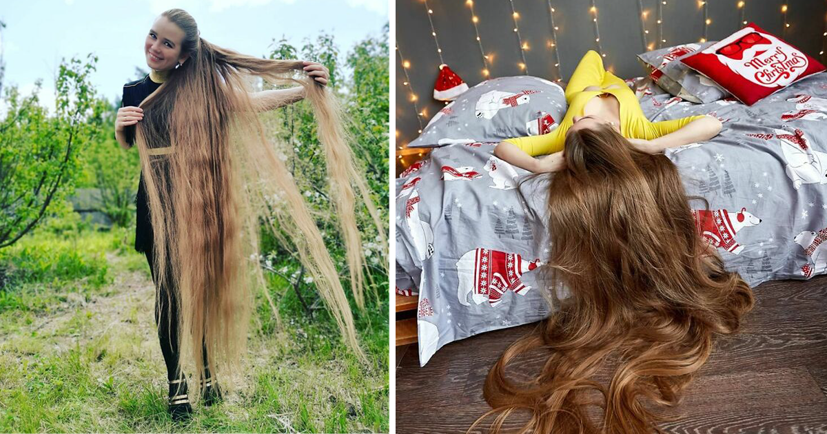 Русская Рапунцель: сибирячка отращивает волосы уже 23 года (20 фото)