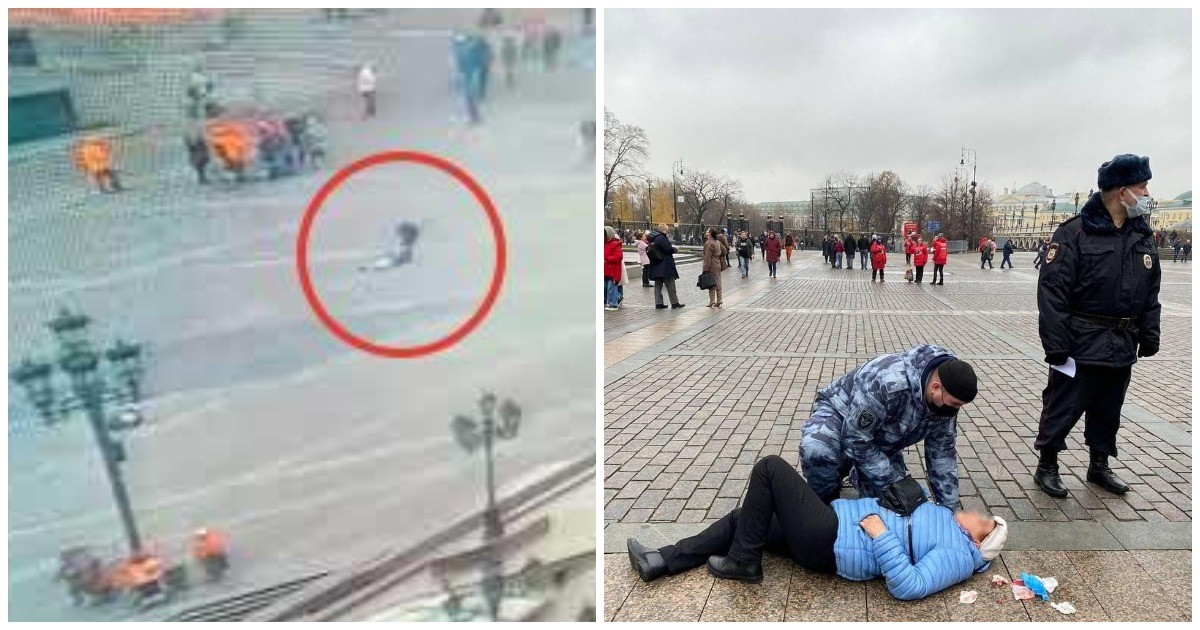 Самокатчик покалечил пенсионерку и скрылся в центре Москвы (2 фото + 1 видео)