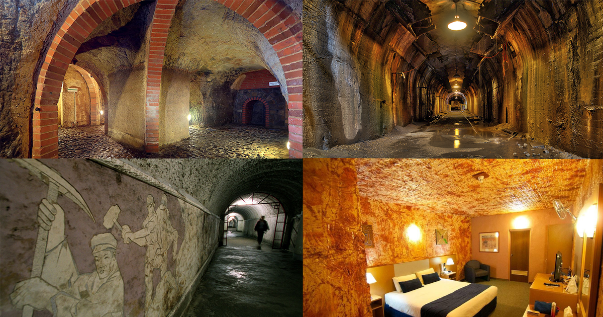 Уйти в подполье: Самые необычные города в мире (30 фото)