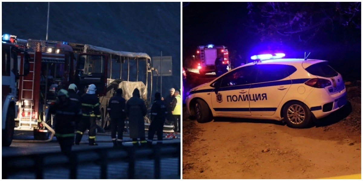 46 погибших: в Болгарии пассажирский автобус врезался в ограждение и загорелся (3 фото + 1 видео)