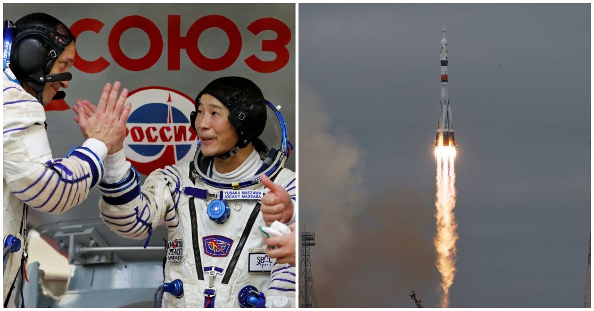 «Роскосмос» впервые за 12 лет отправил на МКС космических туристов (2 фото + 3 видео)