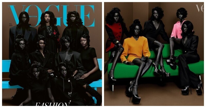 Британский Vogue посвятил февральский номер новому поколению африканских моделей (26 фото)