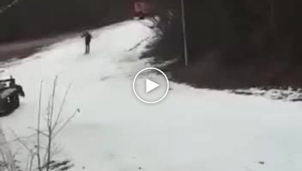 Какая зима - такая и лыжная прогулка
