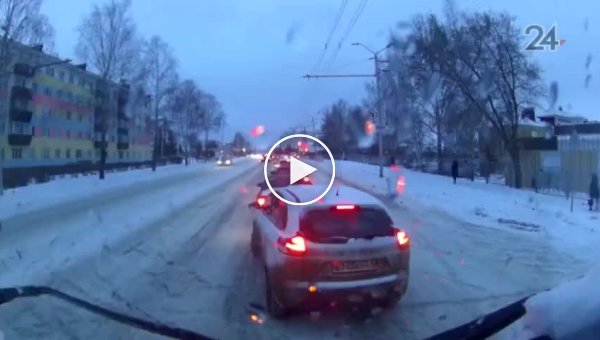 В Татарстане машина сбила мужчину, и его реакция поразила всех