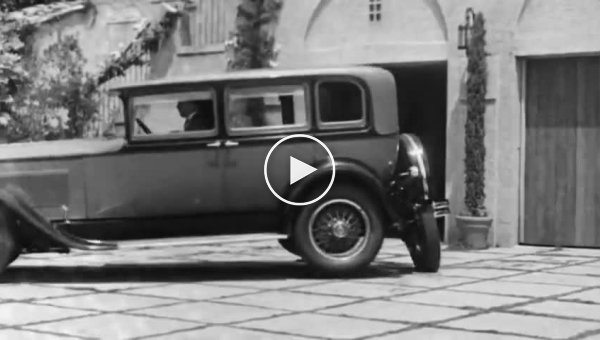 Видео 1933 года. Инновации в области парковки