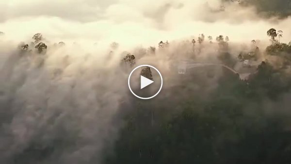 Водопад из облаков в провинции Пхангнга на юге Таиланда