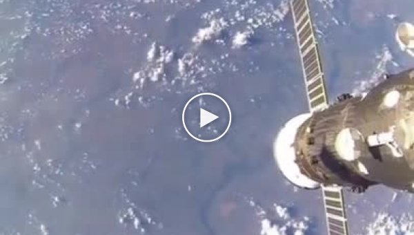 Русский космонавт показал реку Волгу из космоса
