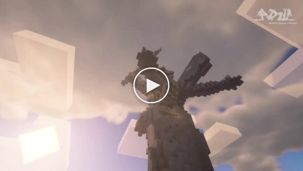 Школьники построили в Minecraft копию памятника «Родина-мать»