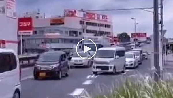 Японская вежливость на дорогах