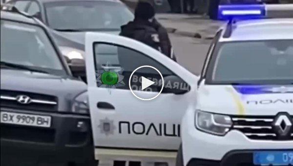 Странный штраф на месте от украинских полицейских