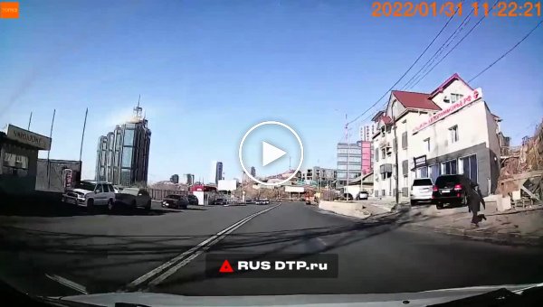Столкновение двух «Тойот» во Владивостоке