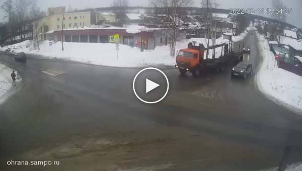 ДТП на перекрёстке в Петрозаводске