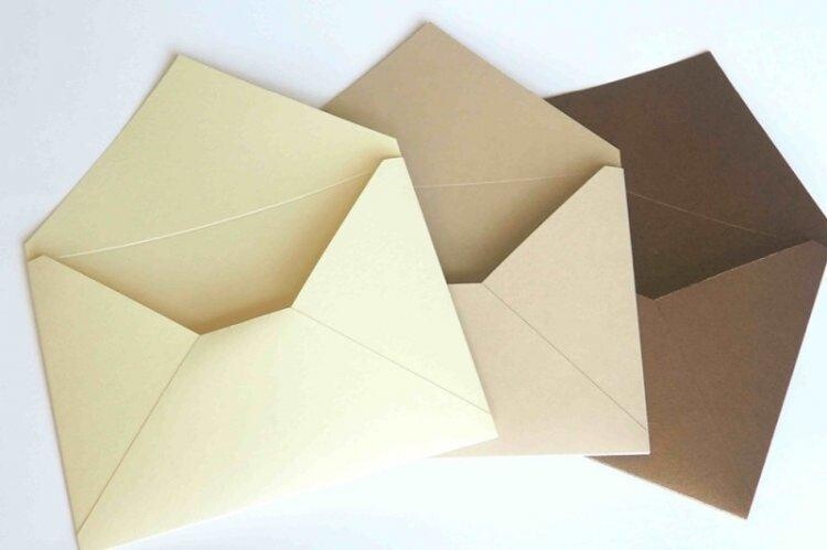 Как сделать конверт из бумаги А4 без клея своими руками